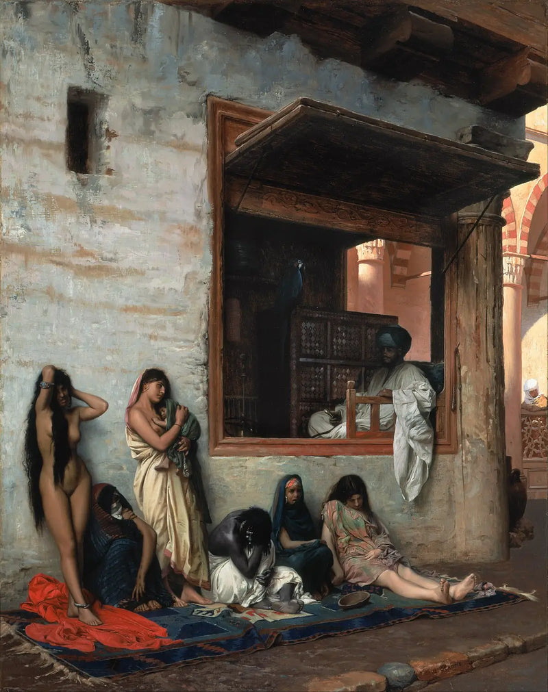 El mercado de esclavos - Jean-Léon Gérôme