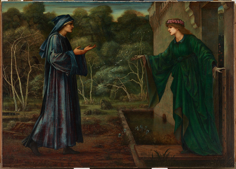 El peregrino en la puerta de la ociosidad - Edward Burne-Jones