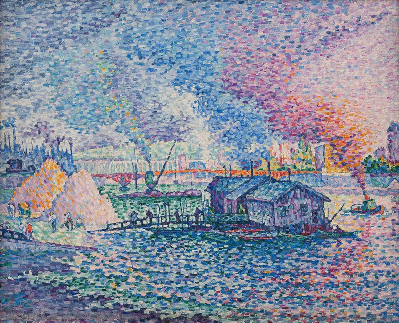 El puente Mirabeau - Paul Signac