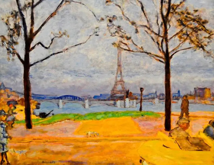 El puente de Grenelle y la torre Eiffel - Pierre Bonnard