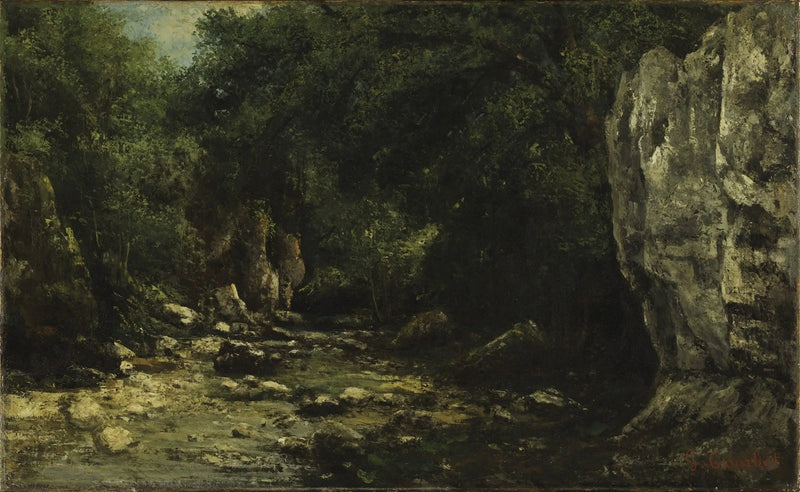El pozo negro - Gustave Courbet