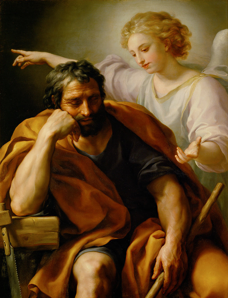 El sueño de San José - Anton Raphael Mengs