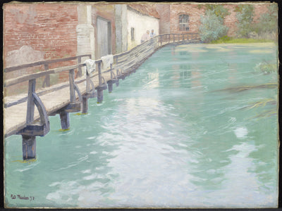 Los molinos de Montreuil-sur-Mer, Normandía - Frits Thaulow