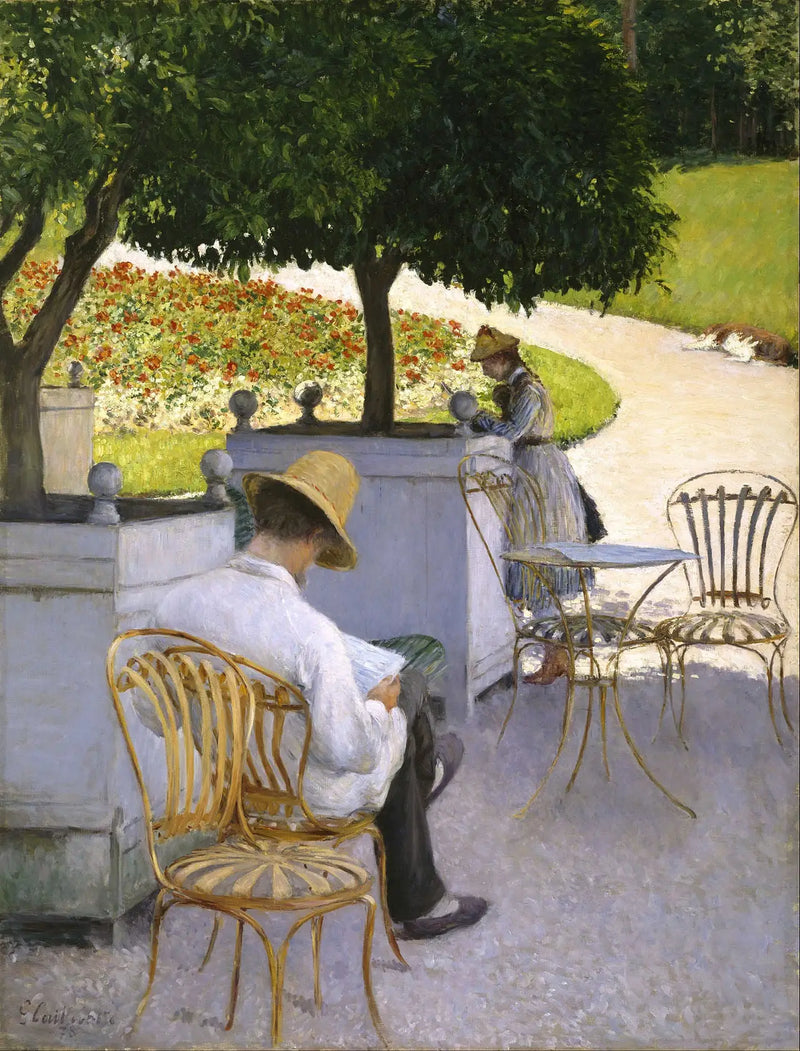 Los Naranjos - Gustave Caillebotte