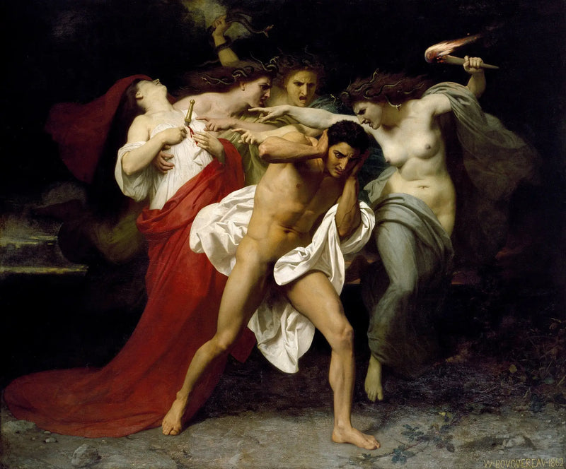 Los Remordimientos - Bouguereau