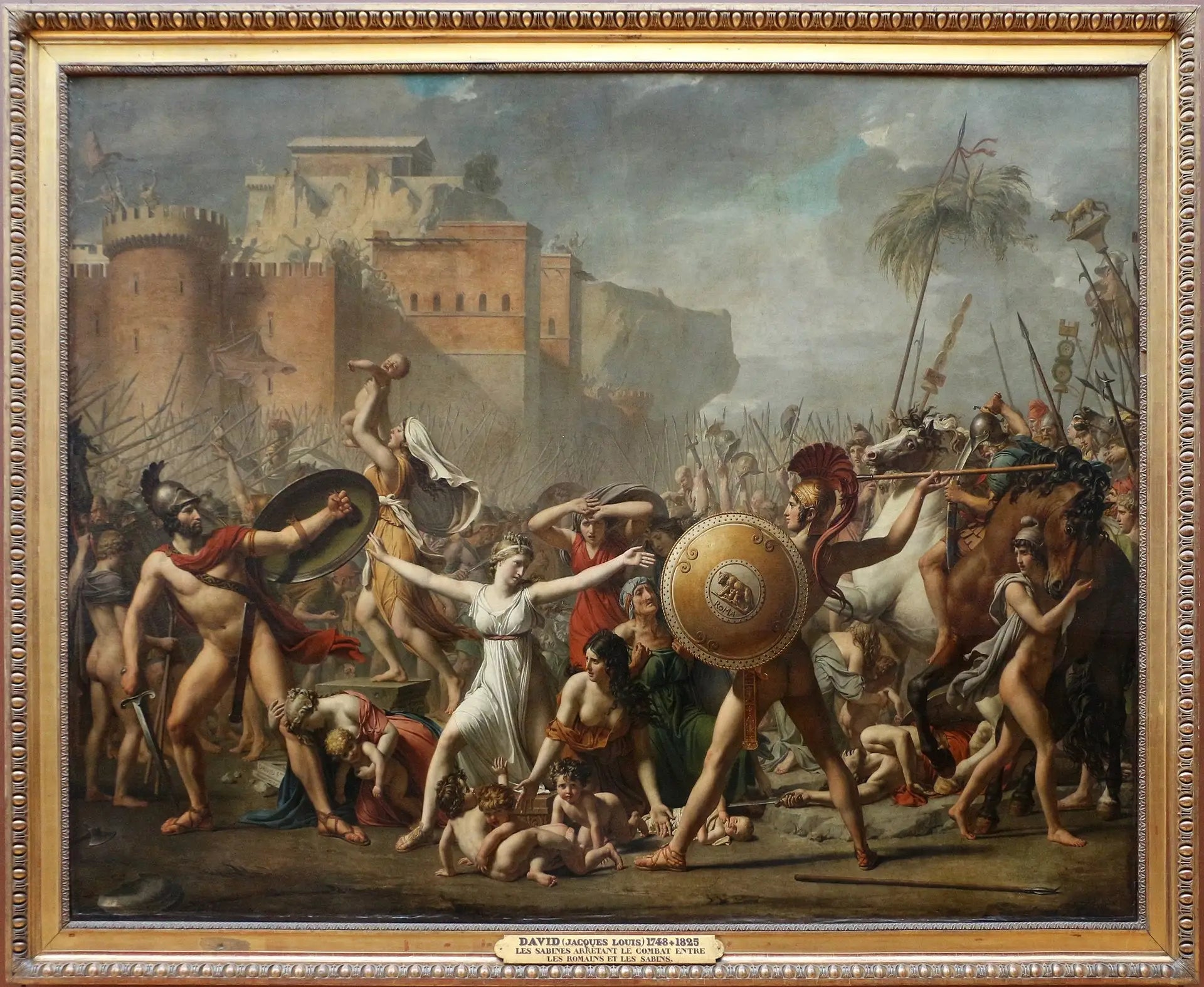 Les Sabines - Jacques-Louis David - Alpha Reproduction