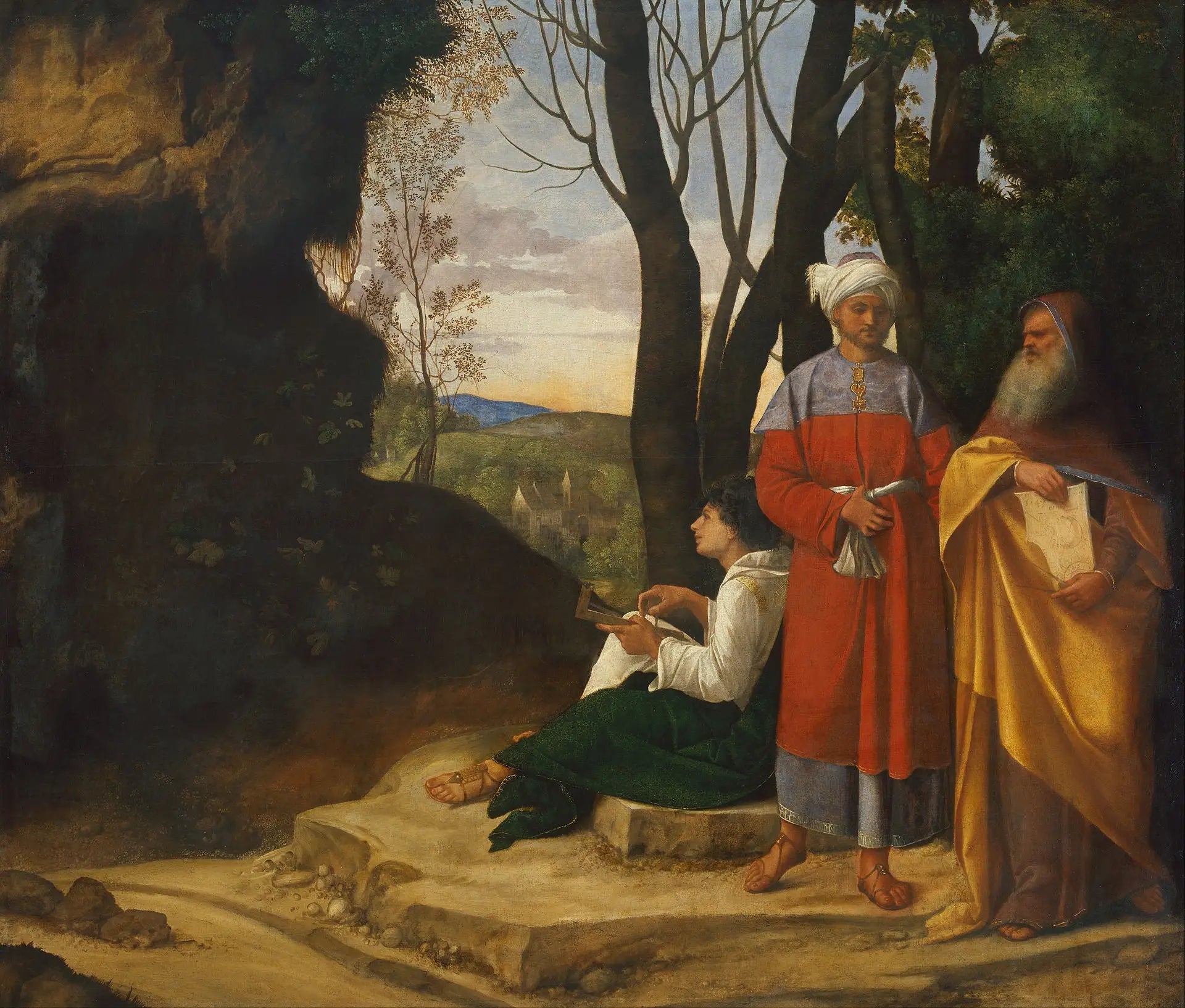 Les Trois Philosophes - Giorgione - Alpha Reproduction