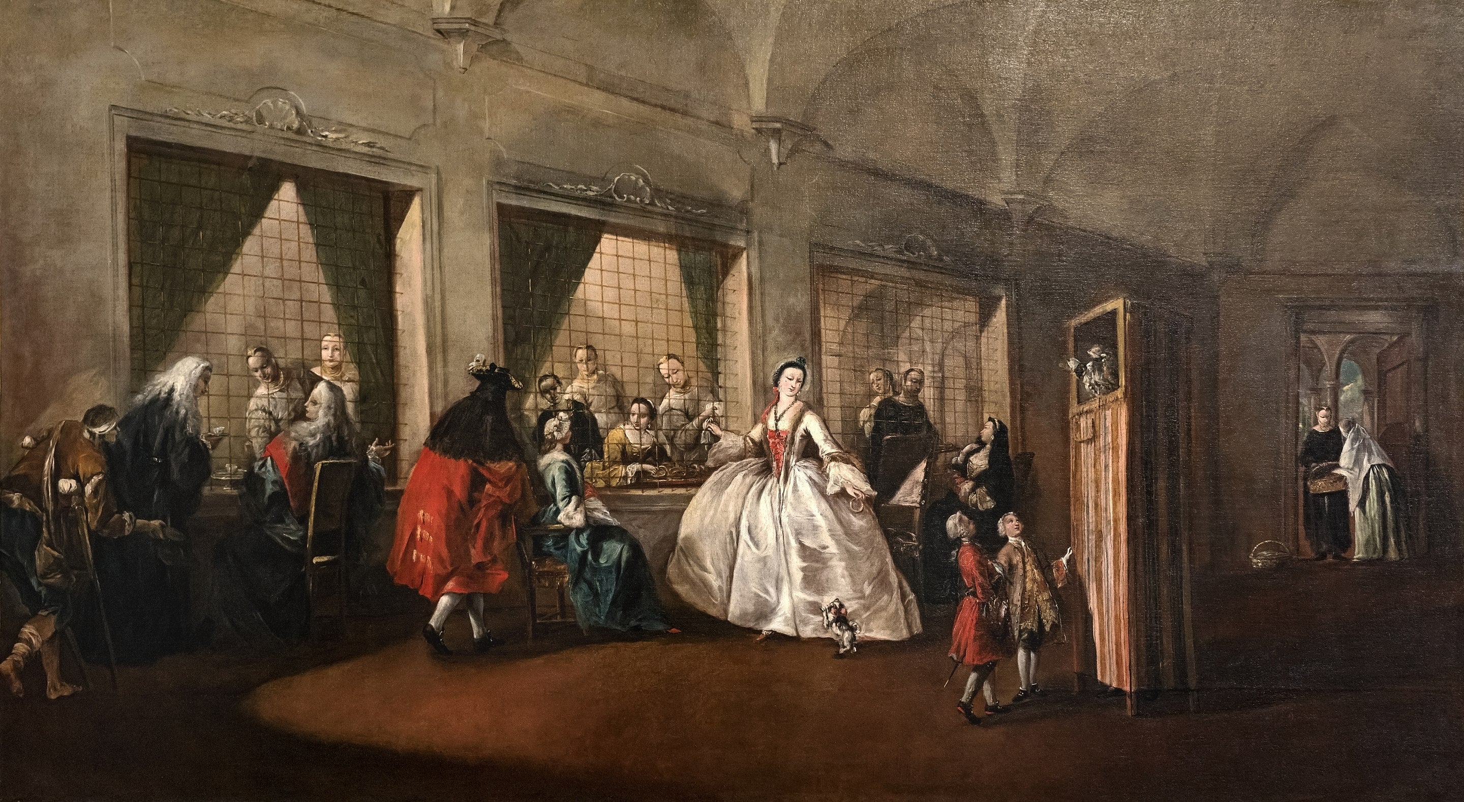 Le salon des nones de San Zaccaria - Francesco Guardi - Alpha Reproduction