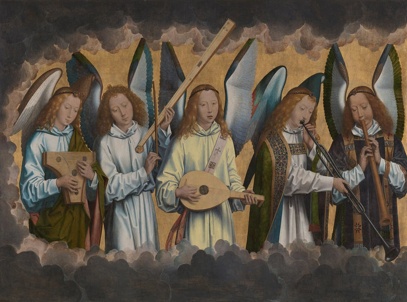 Los ángeles músicos - Hans Memling