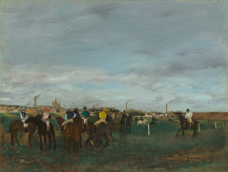 Las carreras - Edgar Degas