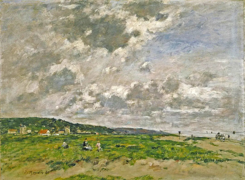 Las dunas de Tourgeville - Eugène Boudin