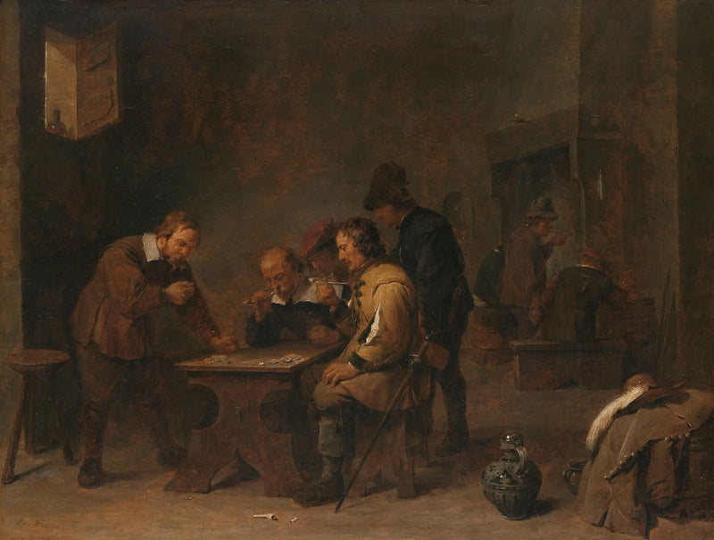 Los jugadores - David Teniers el Joven