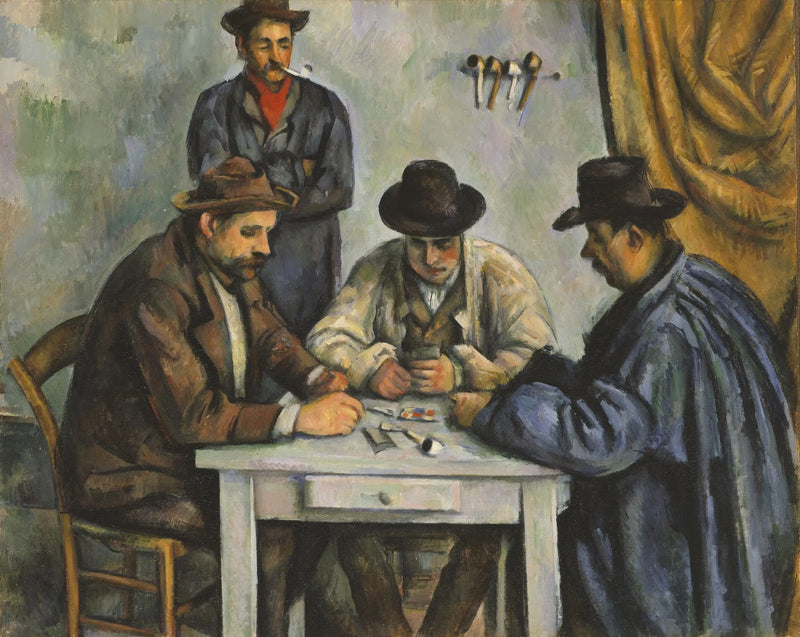 Los jugadores de cartas - Paul Cézanne