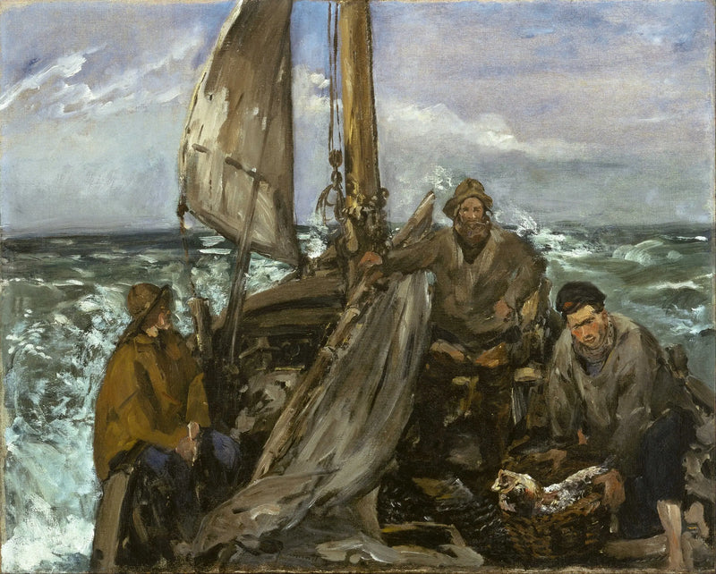 Los trabajadores del mar - Édouard Manet