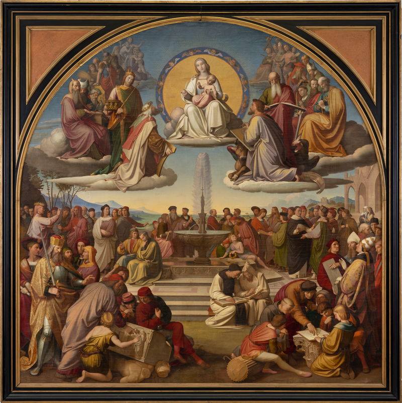 El triunfo de la religión en las artes - Johann Friedrich Overbeck