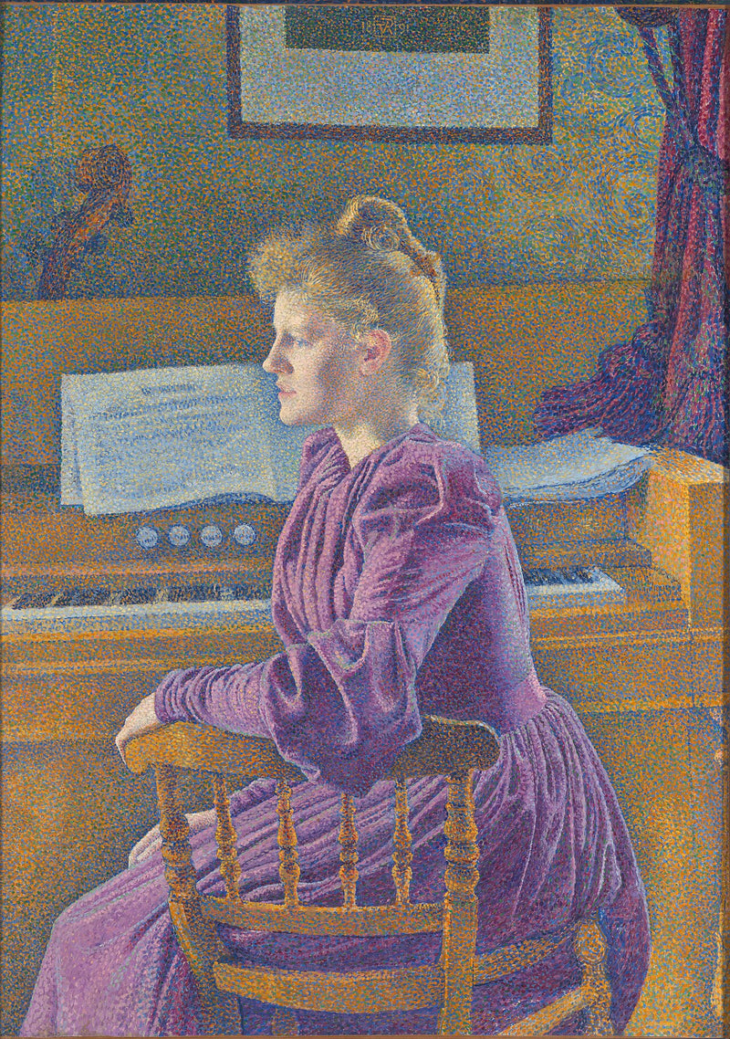 Maria Sèthe, la futura señora Henry Van de Velde - Théodore van Rysselberghe