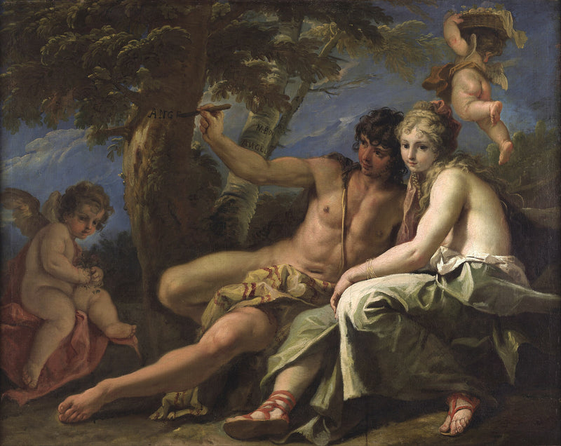Médor y Angélique - Sebastiano Ricci
