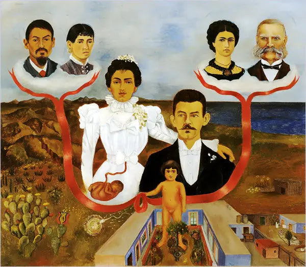 Mis abuelos, mis padres y yo - Frida Kahlo