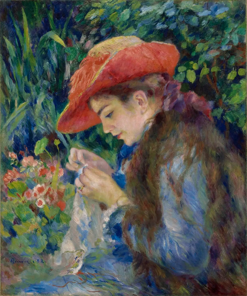 Srta. Marie-Thérèse Durand-Ruel Cousant - Pierre-Auguste Renoir