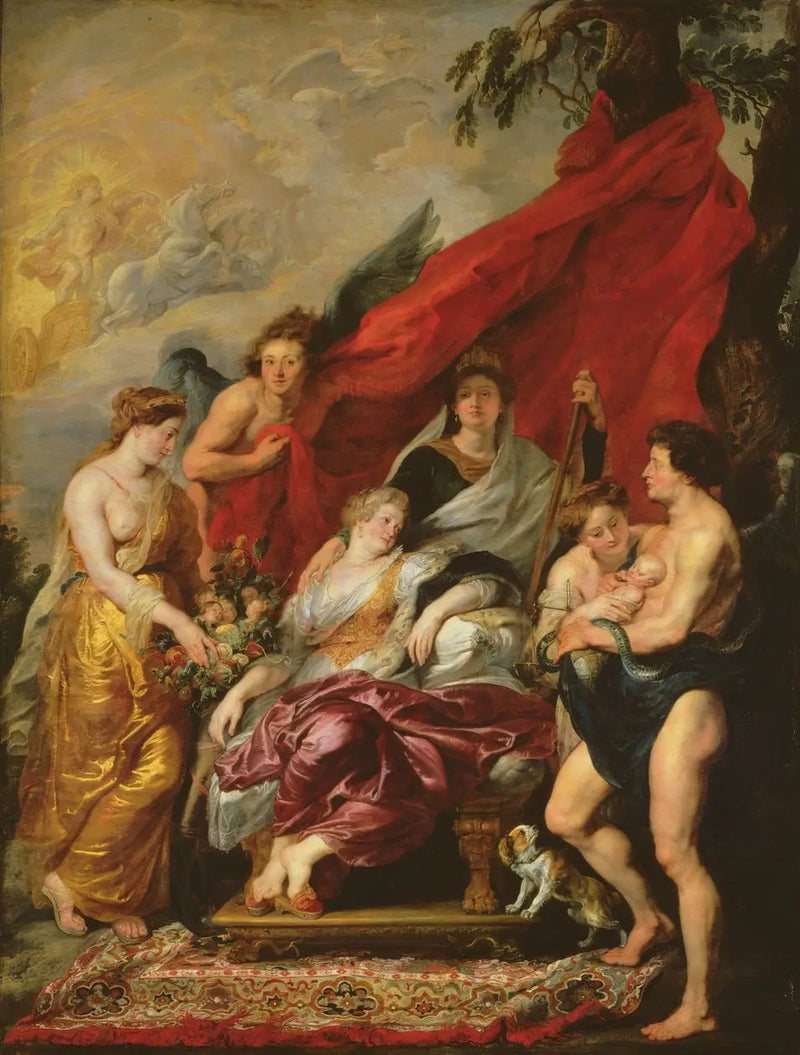 Nacimiento de Luis XIII - Peter Paul Rubens