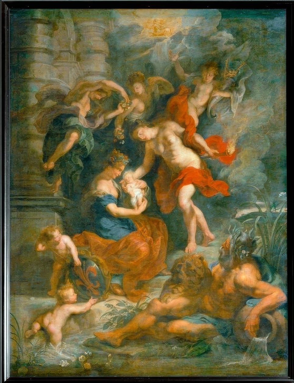 Naissance de Marie de Médicis (étude) - Peter Paul Rubens - Alpha Reproduction
