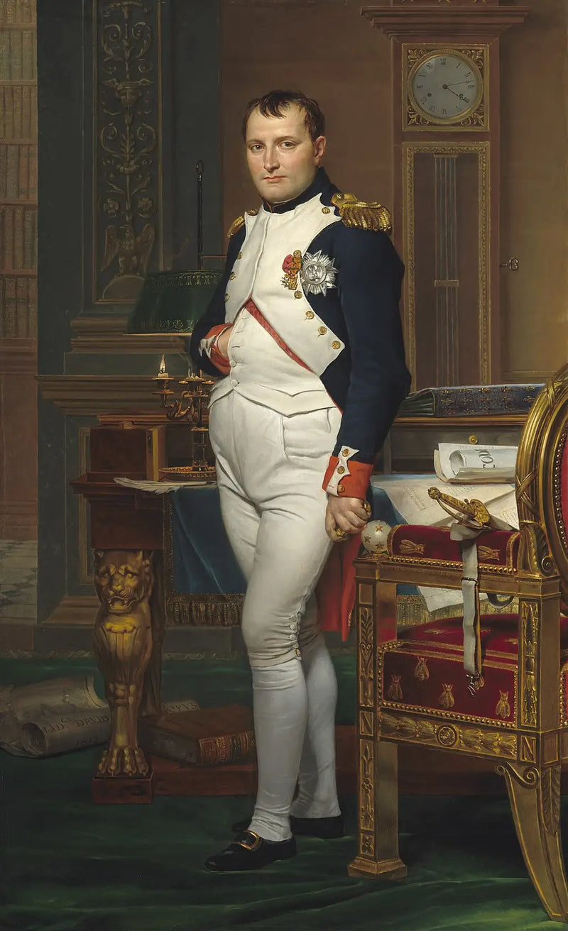 Napoleón en su gabinete de trabajo - Jacques-Louis David