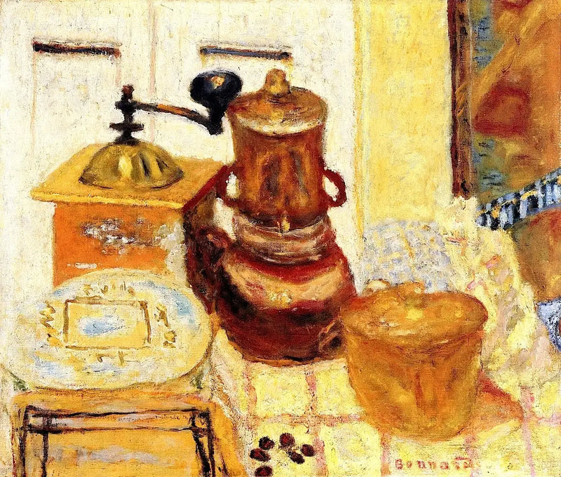 Naturaleza muerta: el molino de café - Pierre Bonnard