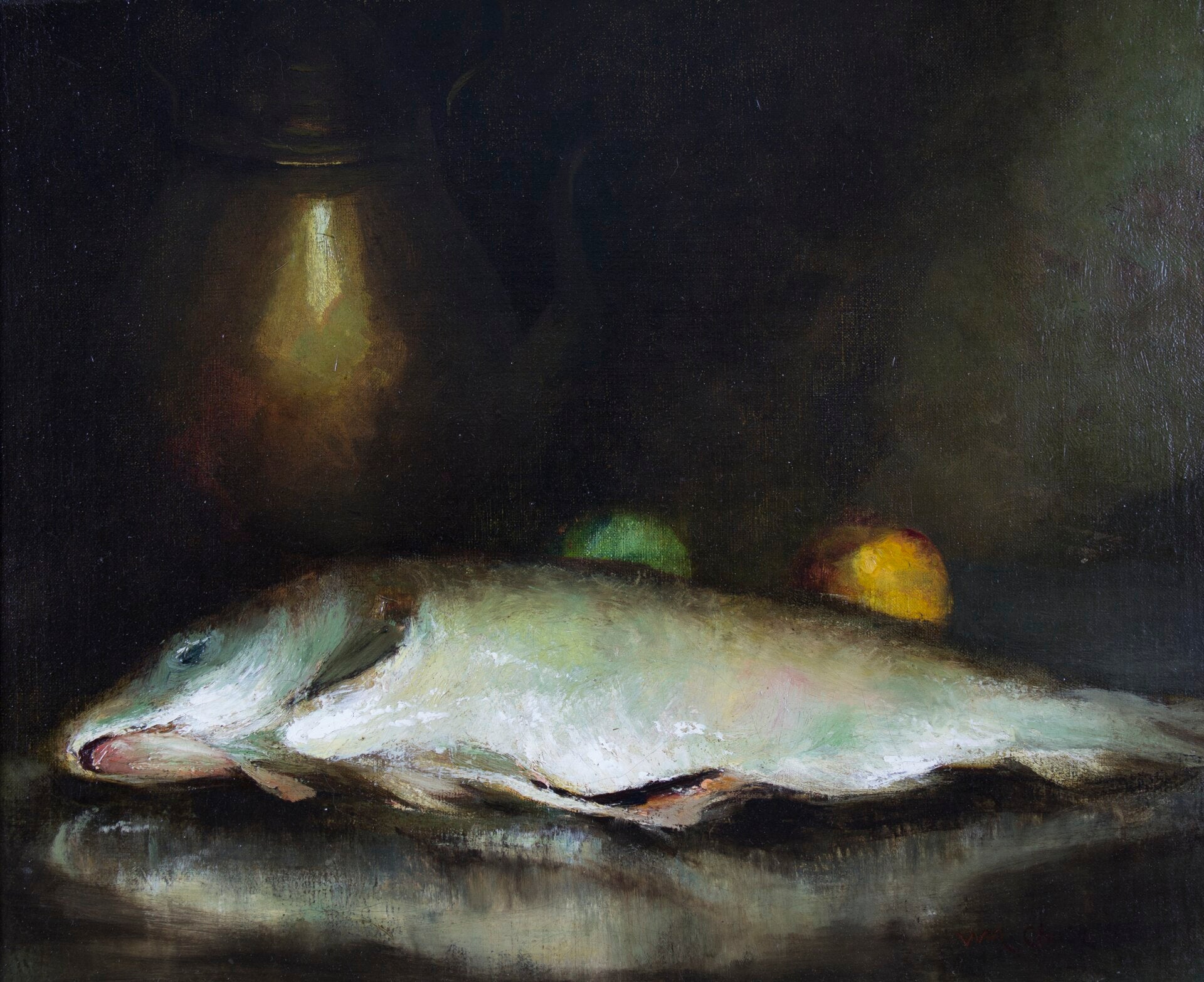 Nature morte aux poissons - William Merritt Chase - Alpha Reproduction