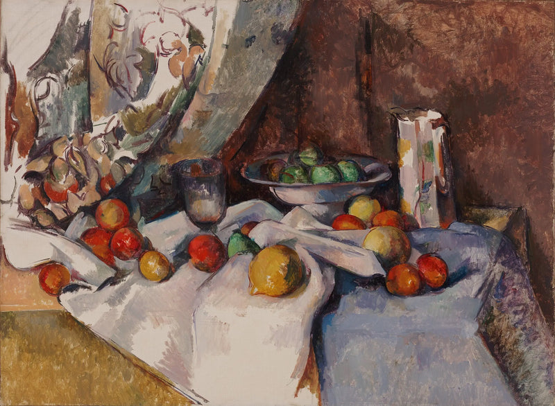 Bodegón con manzanas - Paul Cézanne
