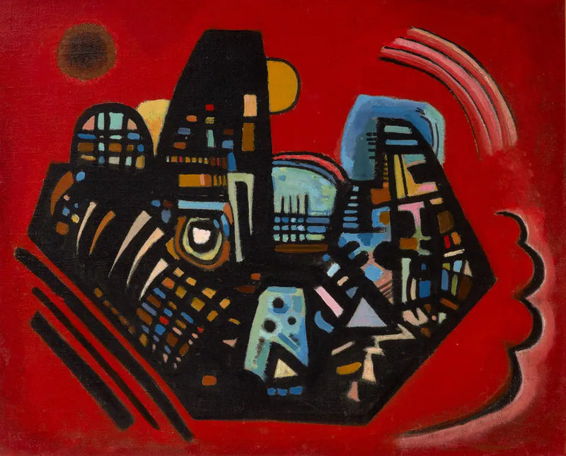 Negro-Rojo - Vassily Kandinsky