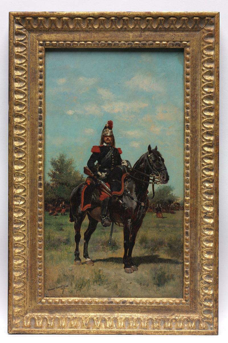 Oficial de dragones montados - Édouard Detaille