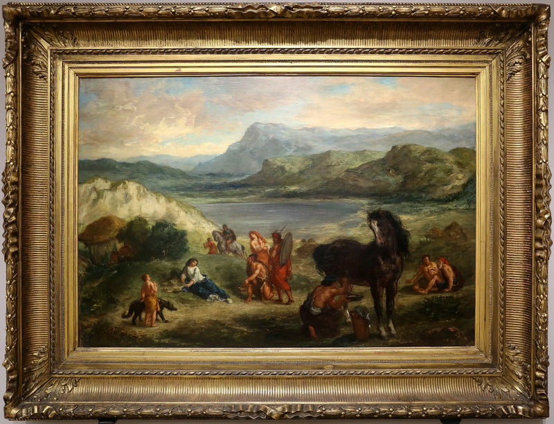 Ovidio entre los escitas - Eugène Delacroix