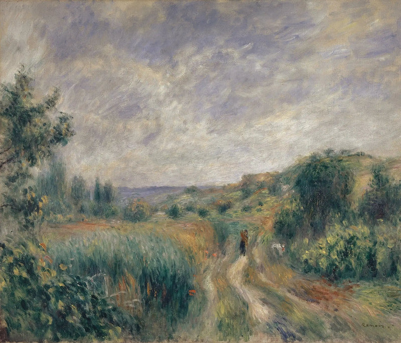 Paisaje en los alrededores de Essoyes - Pierre-Auguste Renoir