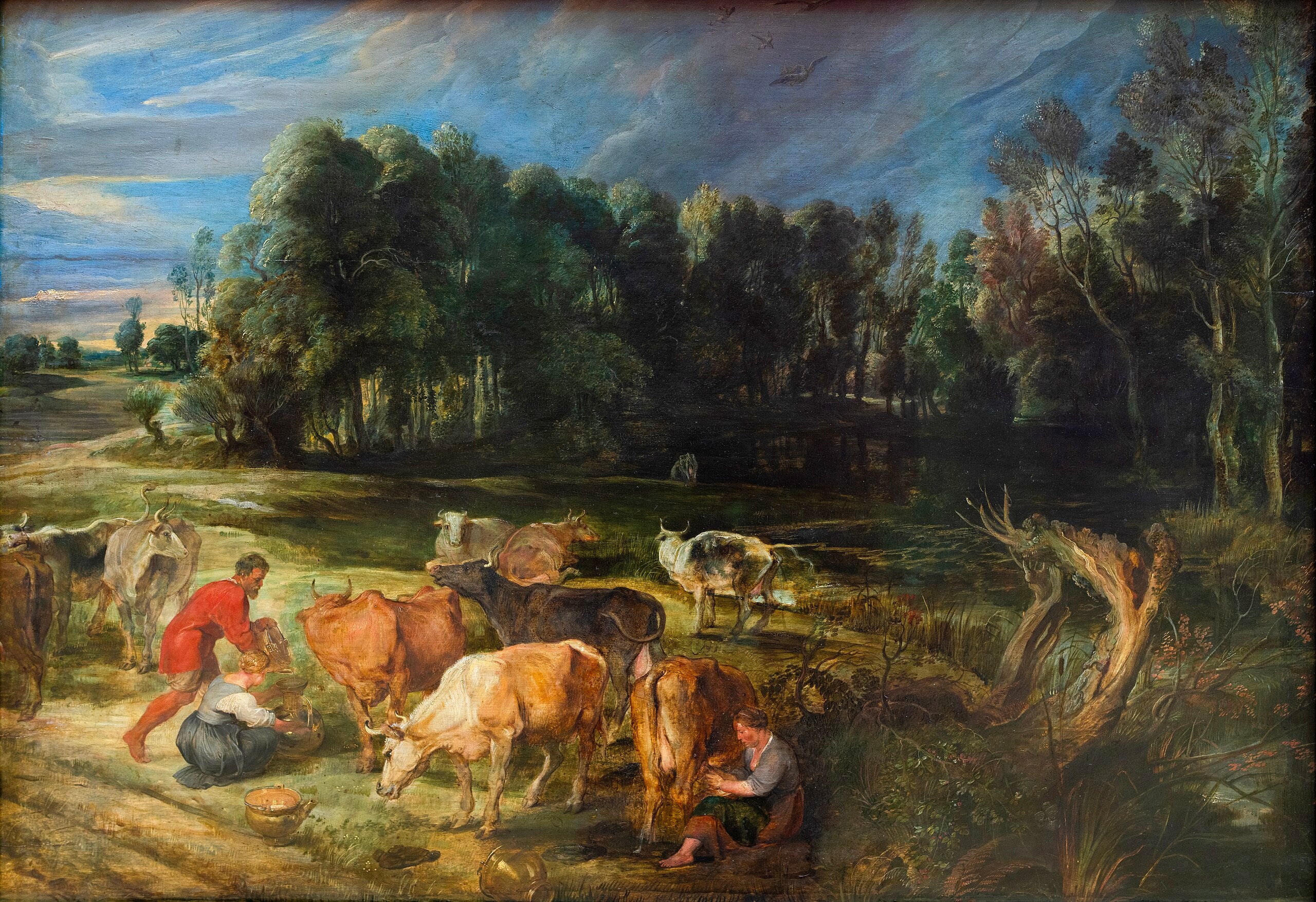 Paysage avec du bétail - Peter Paul Rubens - Alpha Reproduction