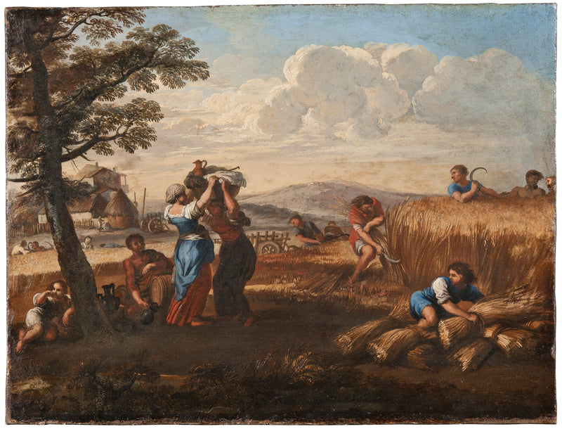Paisaje con cosecha - Pietro da Cortona