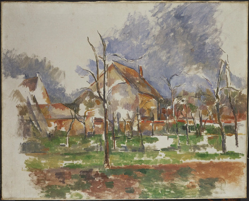 Paisaje de invierno (Giverny) - Paul Cézanne