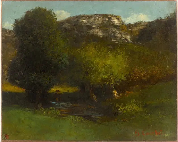 Paisaje de Jura - Gustave Courbet
