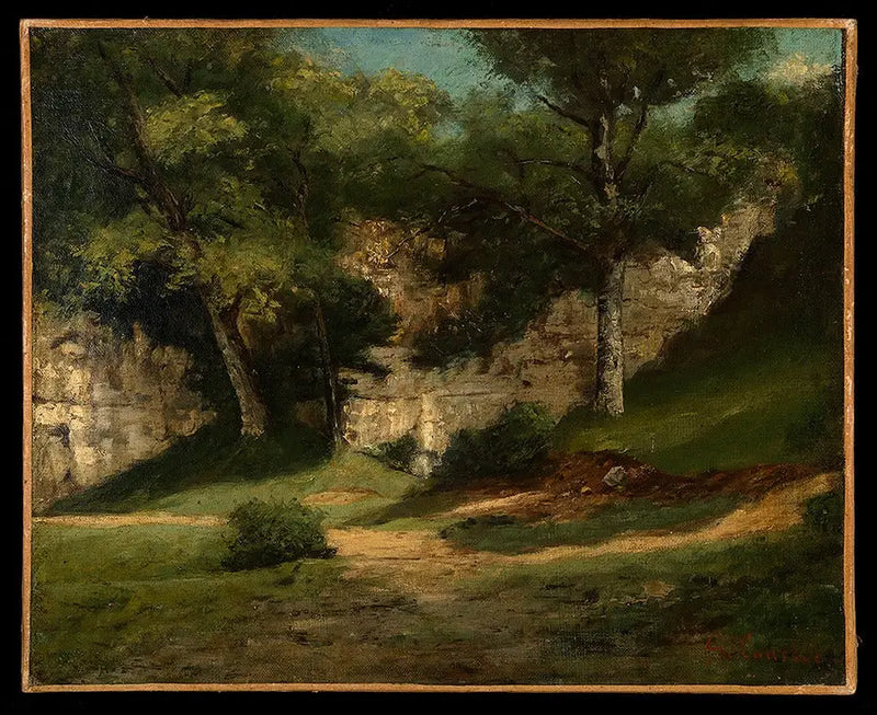 Paisaje de Saintonge - Gustave Courbet
