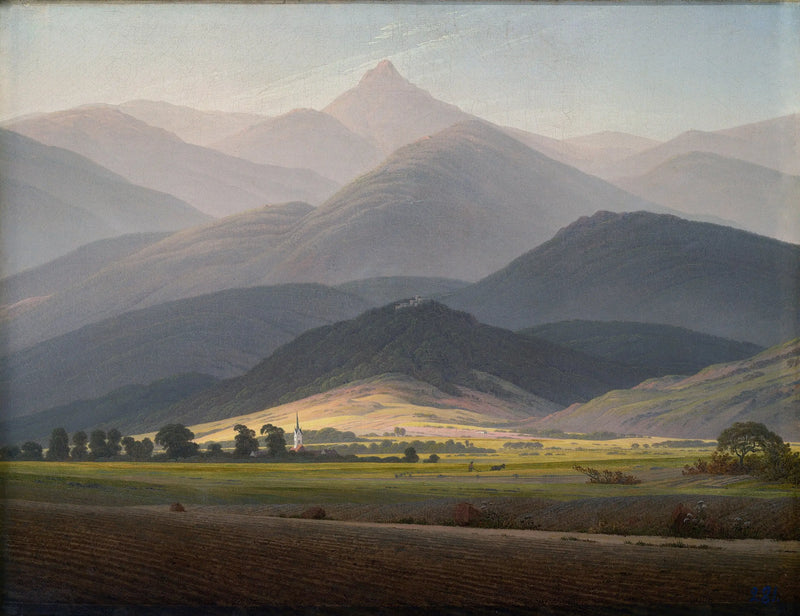 Paisaje de montañas - Caspar David Friedrich