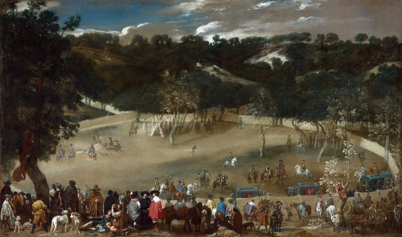Felipe IV persiguiendo al jabalí - Diego Velázquez