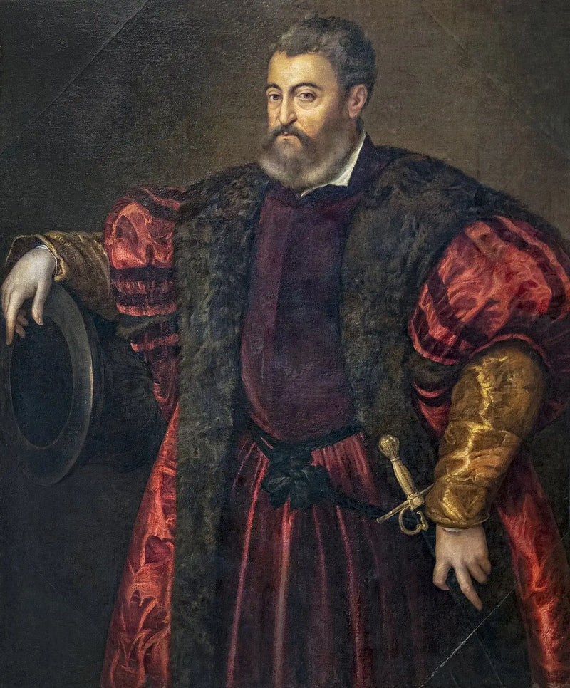 Retrato de Alfonso I de Este - Tiziano