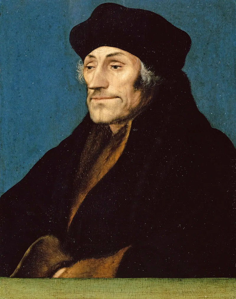 Retrato de Erasmo de Rotterdam - Hans Holbein el Joven