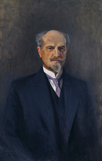 Retrato de Ernest Thiel - Bruno Liljefors