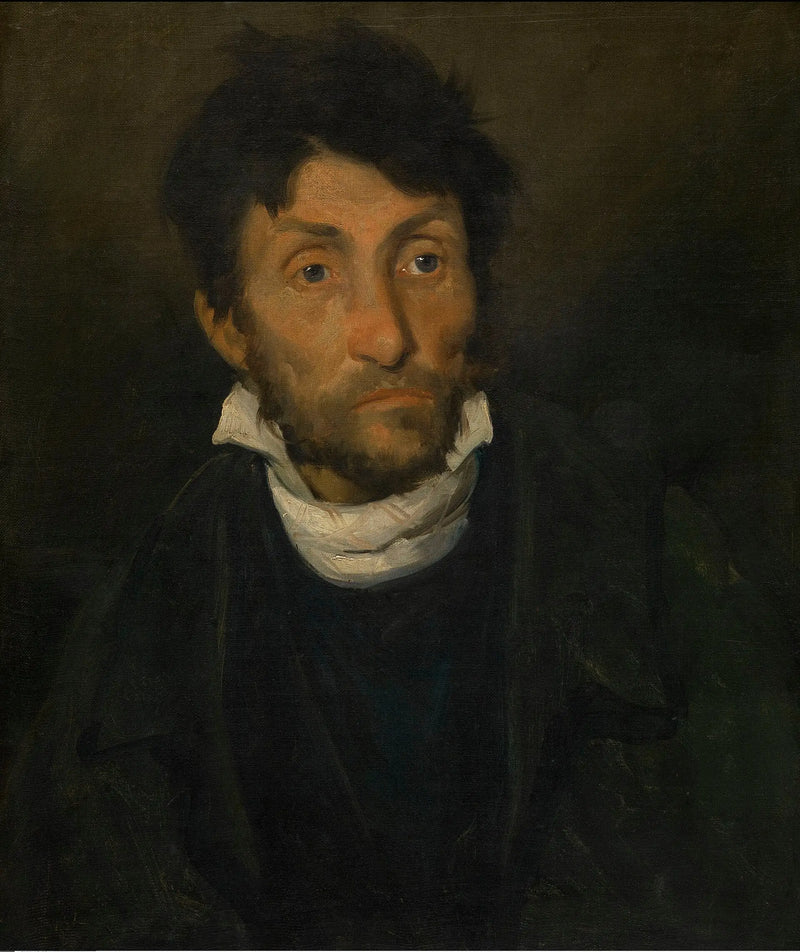 Retrato de un cleptómano - Théodore Géricault