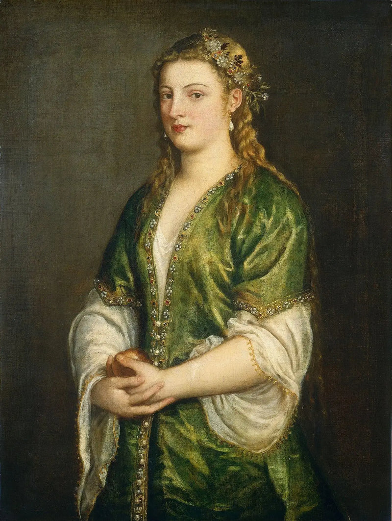 Retrato de una dama - Titian