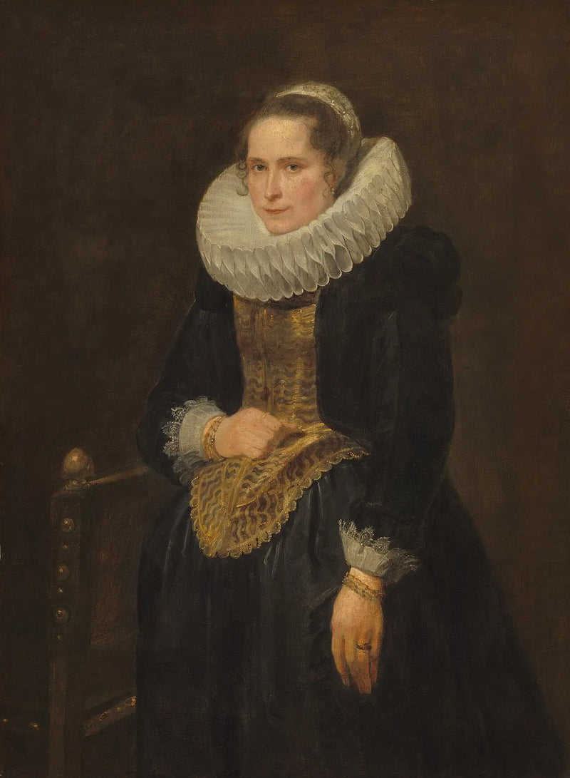 Retrato de una dama flamenca - Antoine van Dyck