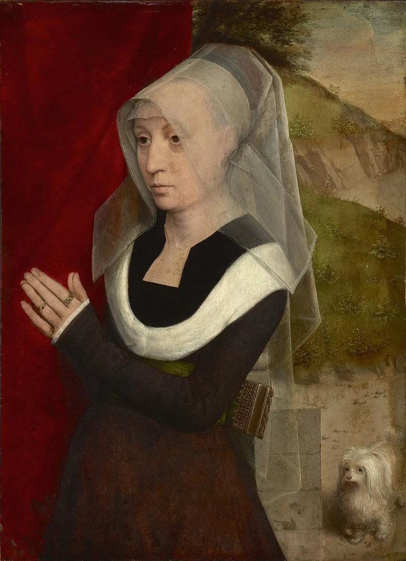 Retrato de una donante - Hans Memling