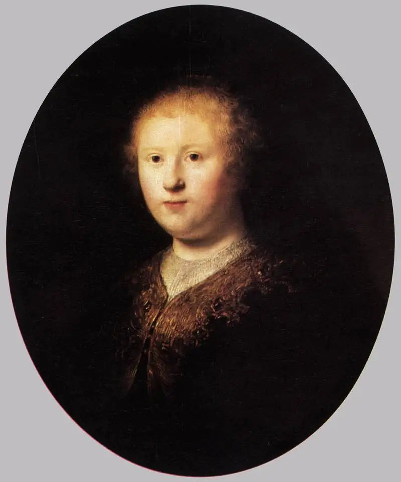 Retrato de una joven. - Rembrandt