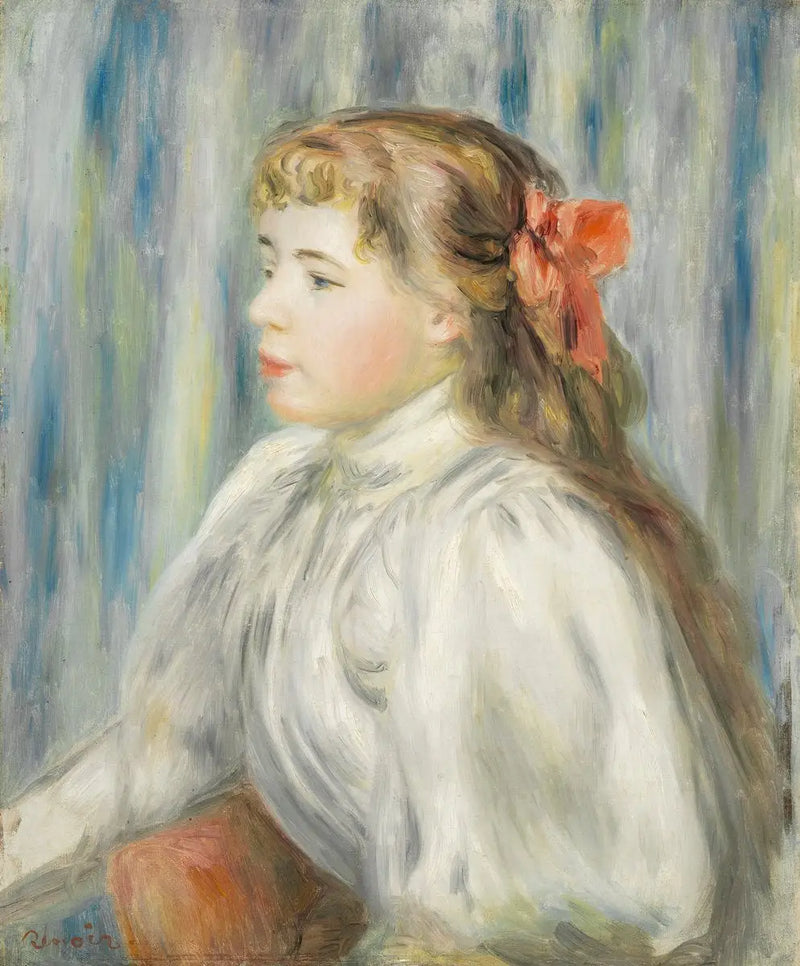 Retrato de una joven - Pierre-Auguste Renoir