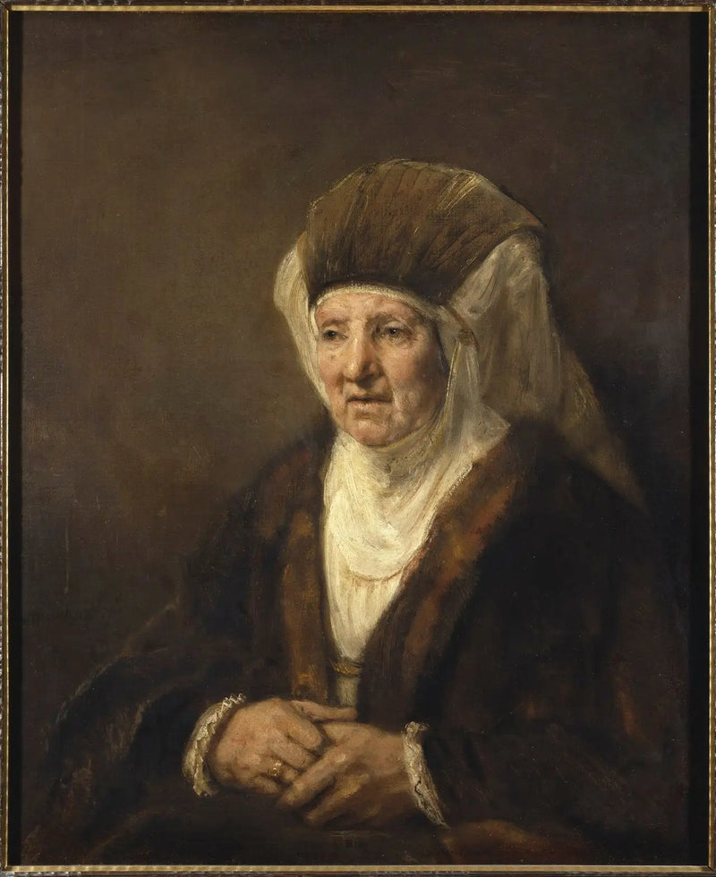 Retrato de una anciana - Rembrandt